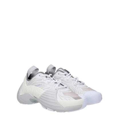 Lanvin Blue Leather Athletic Sneakers by Lanvin