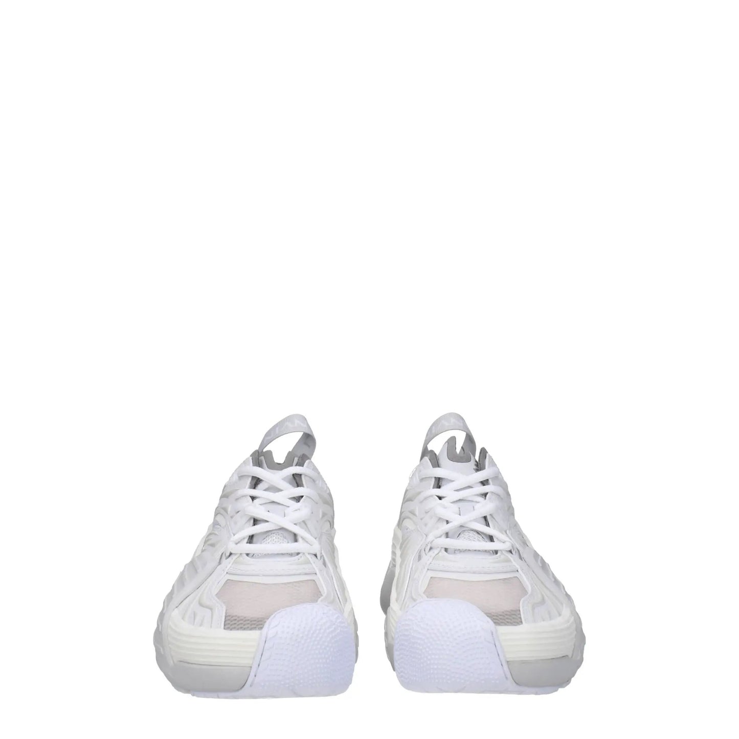 Lanvin Blue Leather Athletic Sneakers by Lanvin
