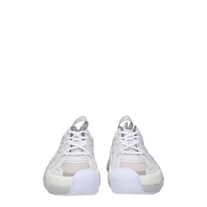 Lanvin Blue Leather Athletic Sneakers by Lanvin