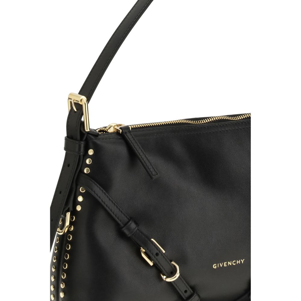 Givenchy Black Calf Leather Bos Taurus Shoulder Bag