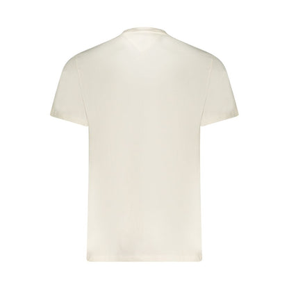Tommy Hilfiger Bianco Cotton Men's T-Shirt