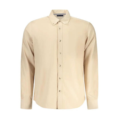 North Sails Beige Cotton Men Shirt by North Sails