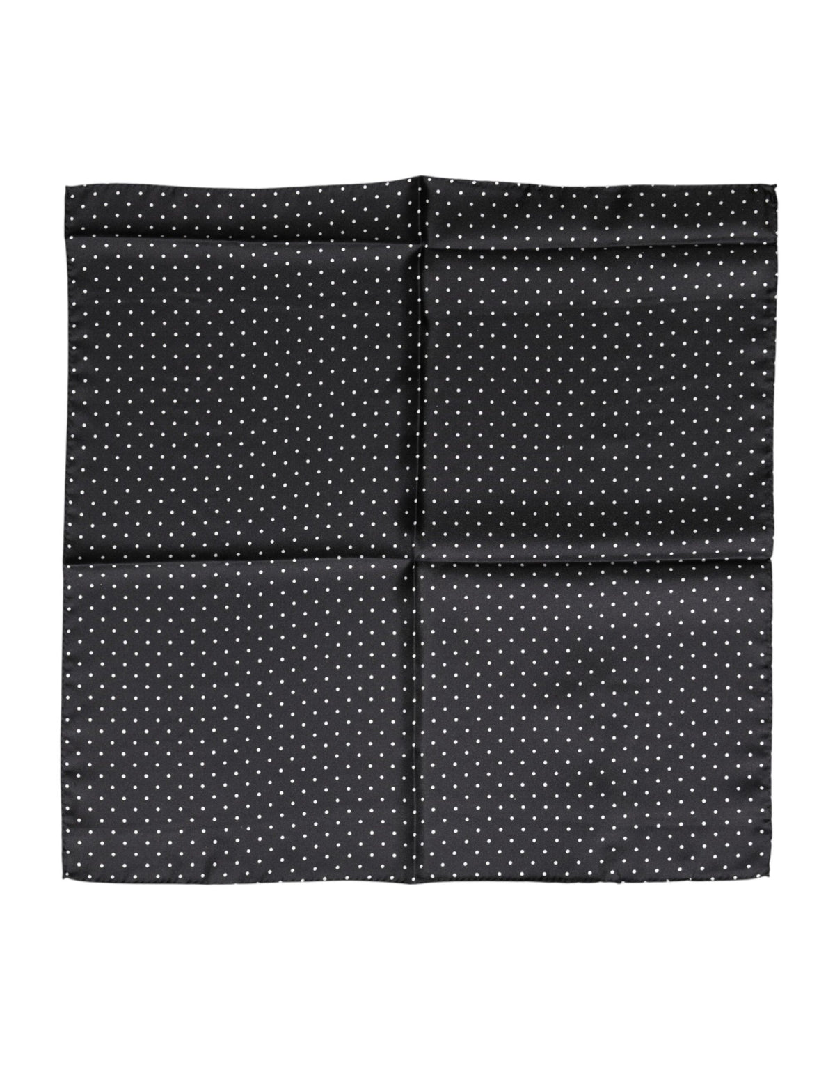 Foulard Dolce & Gabbana femme à pois en soie noir et blanc – MS7832