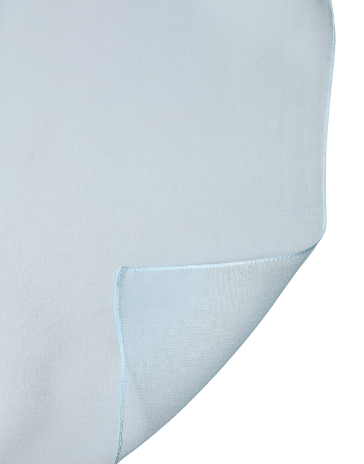 Dolce & Gabbana Light Blue Stola Sciarpa in Seta da Collo Foulard