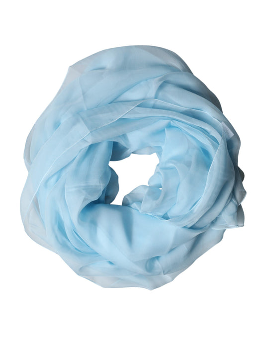 Étole Dolce & Gabbana homme en soie bleu clair – MS7574