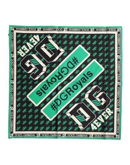 Foulard Dolce & Gabbana homme #DGRoyals en coton multicolore – MS7803