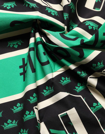 Foulard Dolce & Gabbana homme #DGRoyals en coton multicolore – MS7803