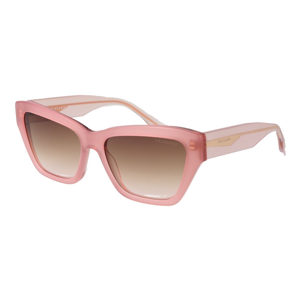 Lunettes de soleil Trussardi femme en acétate rose – TR-1064310