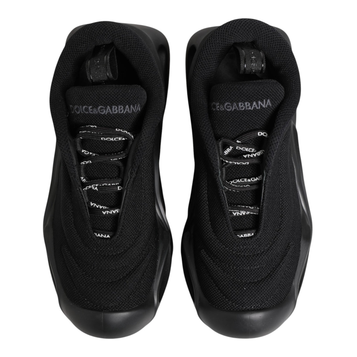 Baskets Dolce & Gabbana femme Wave slip-on en polyester noir – LA12871