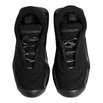 Baskets Dolce & Gabbana femme Wave slip-on en polyester noir – LA12871