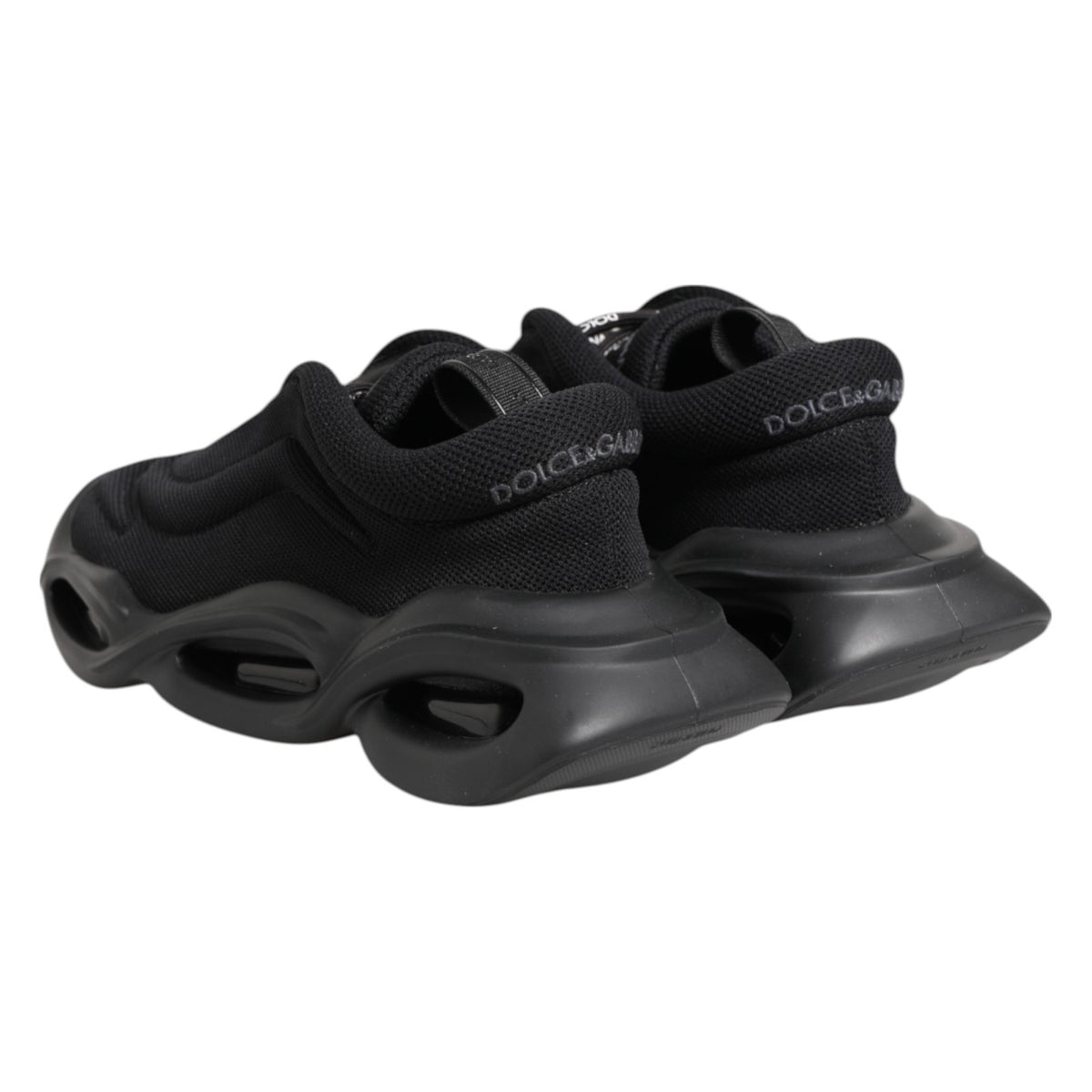 Baskets Dolce & Gabbana femme Wave slip-on en polyester noir – LA12871