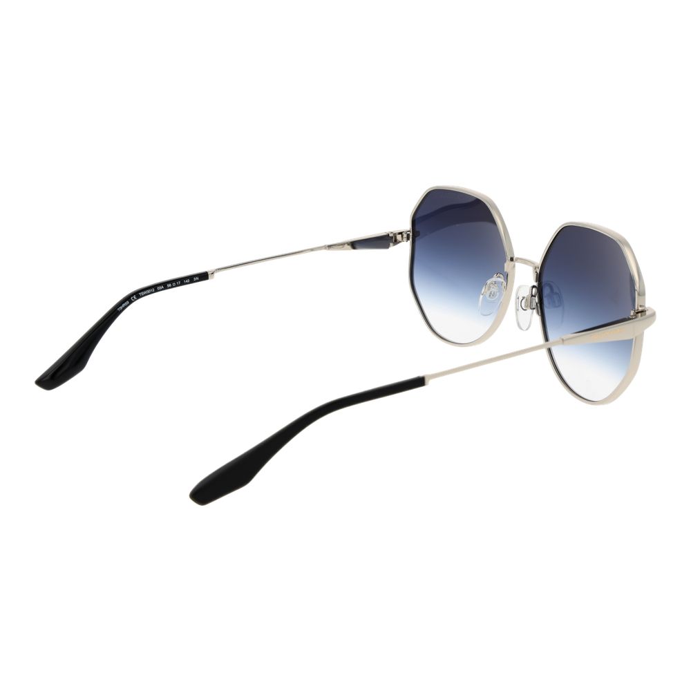 Lunettes de soleil Trussardi mixte en métal argenté – TR-1064266