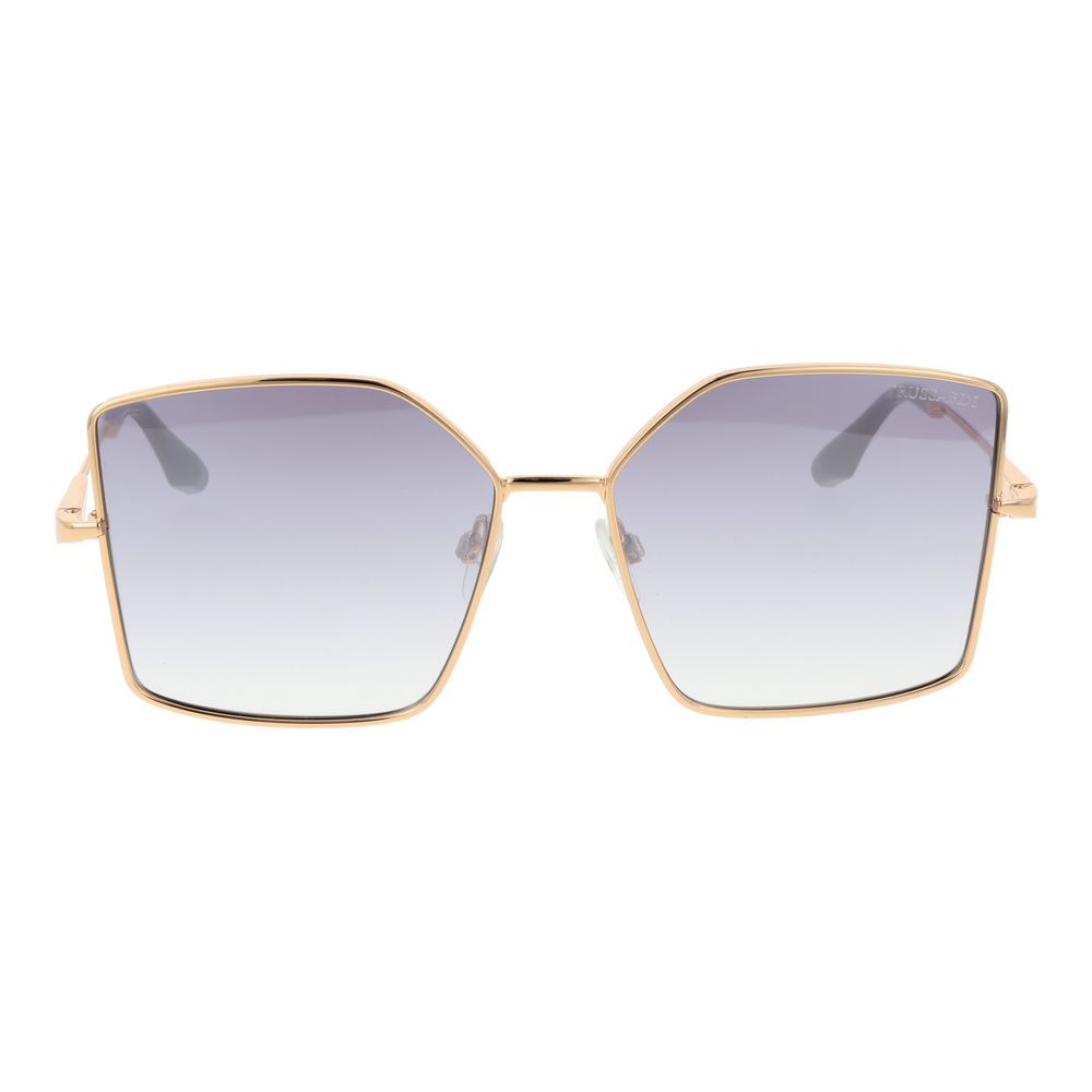 Lunettes de soleil Trussardi femme en métal doré – TR-1064269
