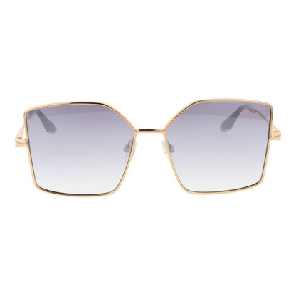 Lunettes de soleil Trussardi femme en métal doré – TR-1064269
