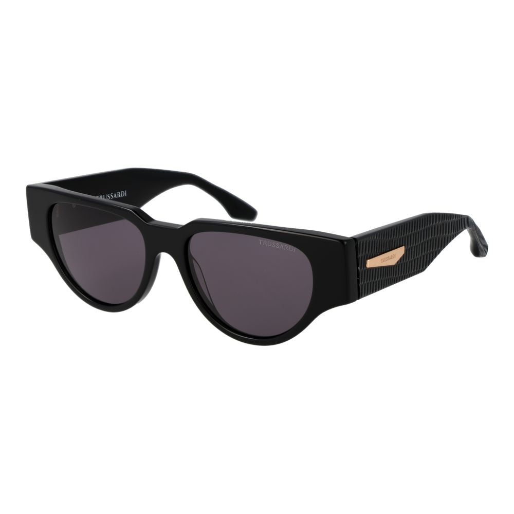 Lunettes de soleil Trussardi femme en acétate noir – TR-1064315