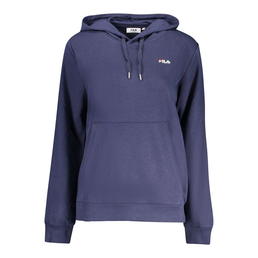 Sweat à capuche Fila femme Lierna en coton bio bleu – FI-41908