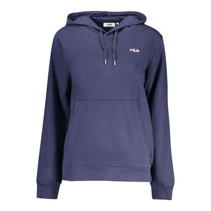 Sweat à capuche Fila femme Lierna en coton bio bleu – FI-41908