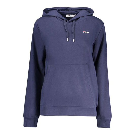 Sweat à capuche Fila femme Lierna en coton bio bleu – FI-41908