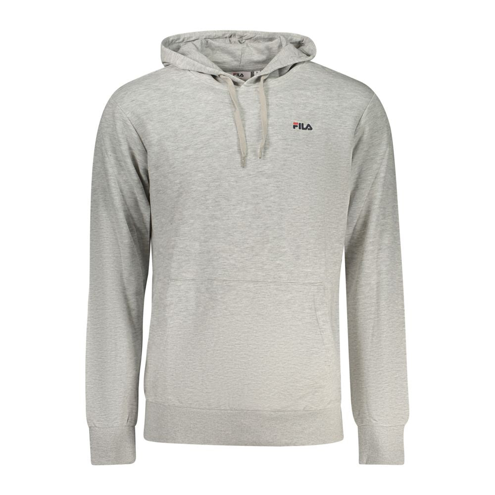 Sweat à capuche Fila homme Lumezzane en coton gris – FI-41910