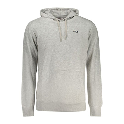 Sweat à capuche Fila homme Lumezzane en coton gris – FI-41910