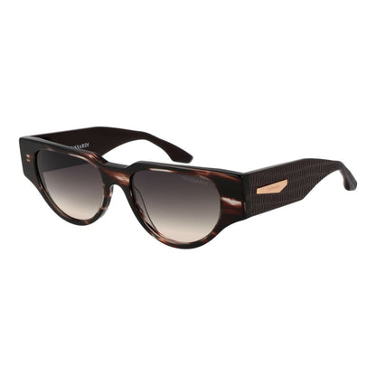 Lunettes de soleil Trussardi femme en acétate marron – TR-1064316