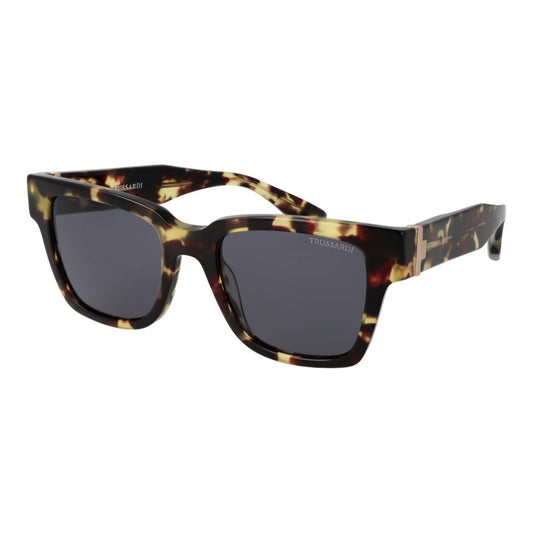 Lunettes de soleil Trussardi homme en acétate marron – TR-1064285