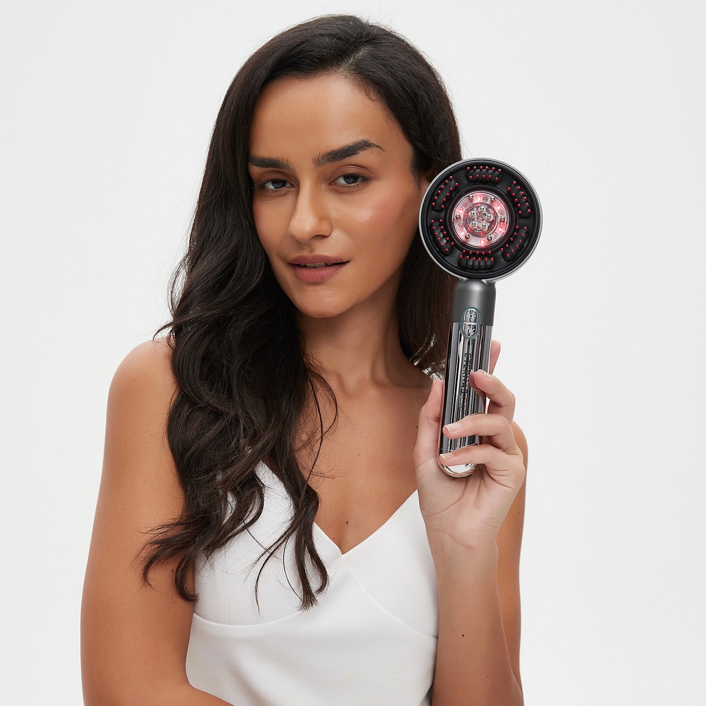 Peigne anti-chute de cheveux avec infrarouge et microcourant