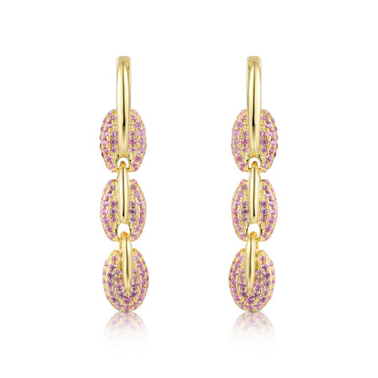 PENDIENTES CORALINA ROSA