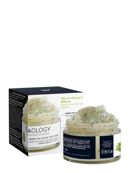 Teaology Green Tea Detox Gommage Visage au Thé Vert – 50 ml