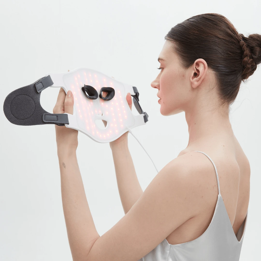 ETERNAS® Masque LED Infrarouge professionnel - 850nm Silicone de Qualité Médicale by Eternas
