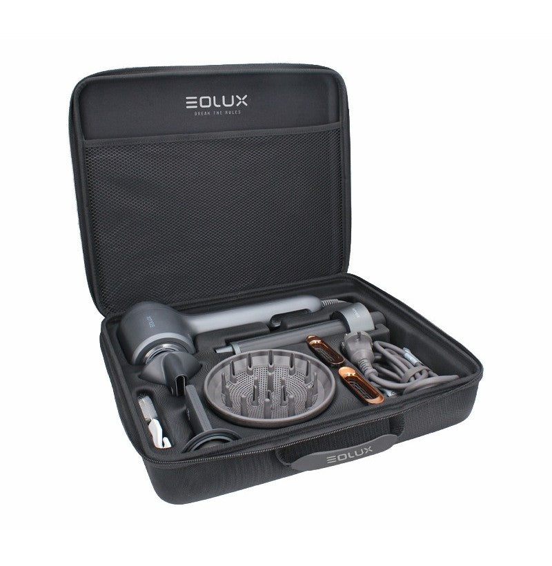 Coffret Sèche-cheveux Ionique Professionnel Eolux EX04 Plus – Tout-en-Un Magnétique | HBPS Beauty