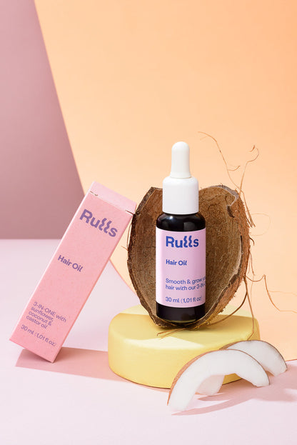 Rulls Hair Oil – Huile Capillaire Légère 3-en-1 pour Boucles | HBPS Beauty