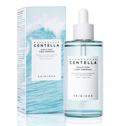 SKIN1004 - Rutina Intensa de Hidratación con Centella + Ácido Hialurónico 🌀 4Productos | Piel Seca/Deshidratada | Reparación de Barrera | 100% Vegano"
