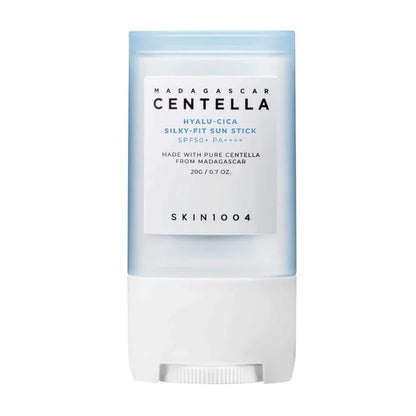 SKIN1004 Madagascar Centella Hyalu-Cica Silky-Fit Sun Stick SPF50+ PA++++ – Protector Solar en Barra con Centella Asiática y Ácido Hialurónico (20g)