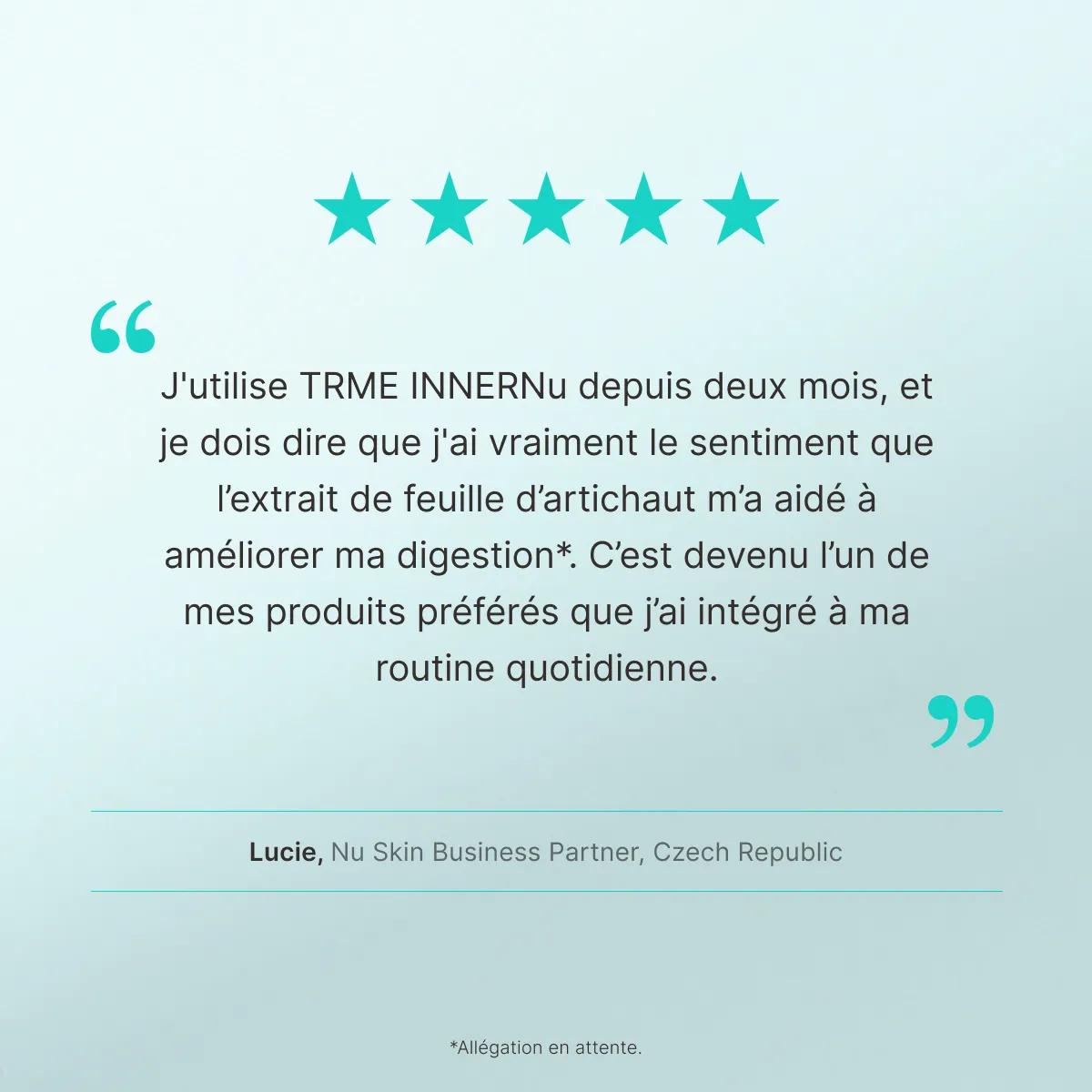 TRME InnerNu – bénéfices