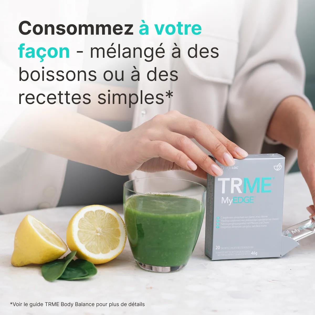 TRME MyEdge – utilisation
