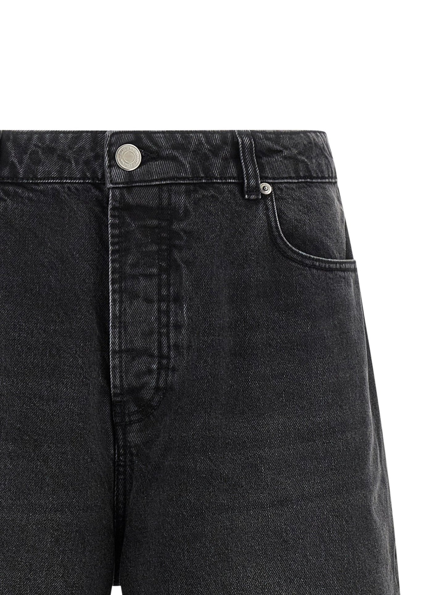 Ami Paris Black Cotton Bermuda Shorts - HBPS Beauty & Fashion