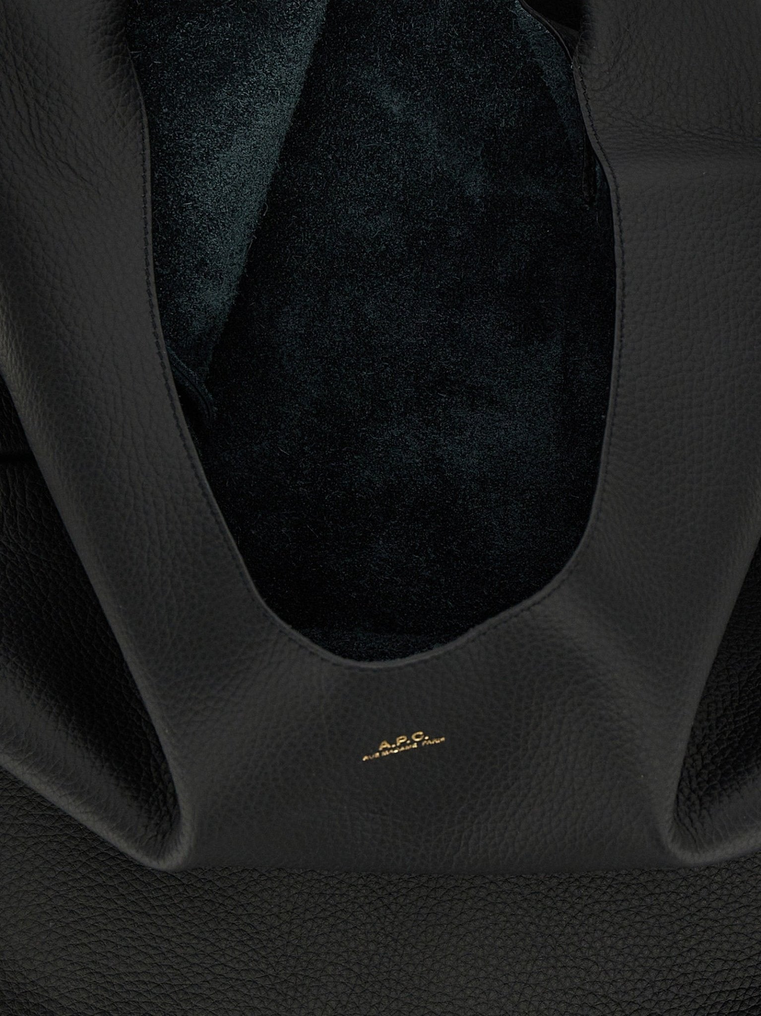 A.P.C. Black Calfskin Shoulder Bag - HBPS Beauty & Fashion