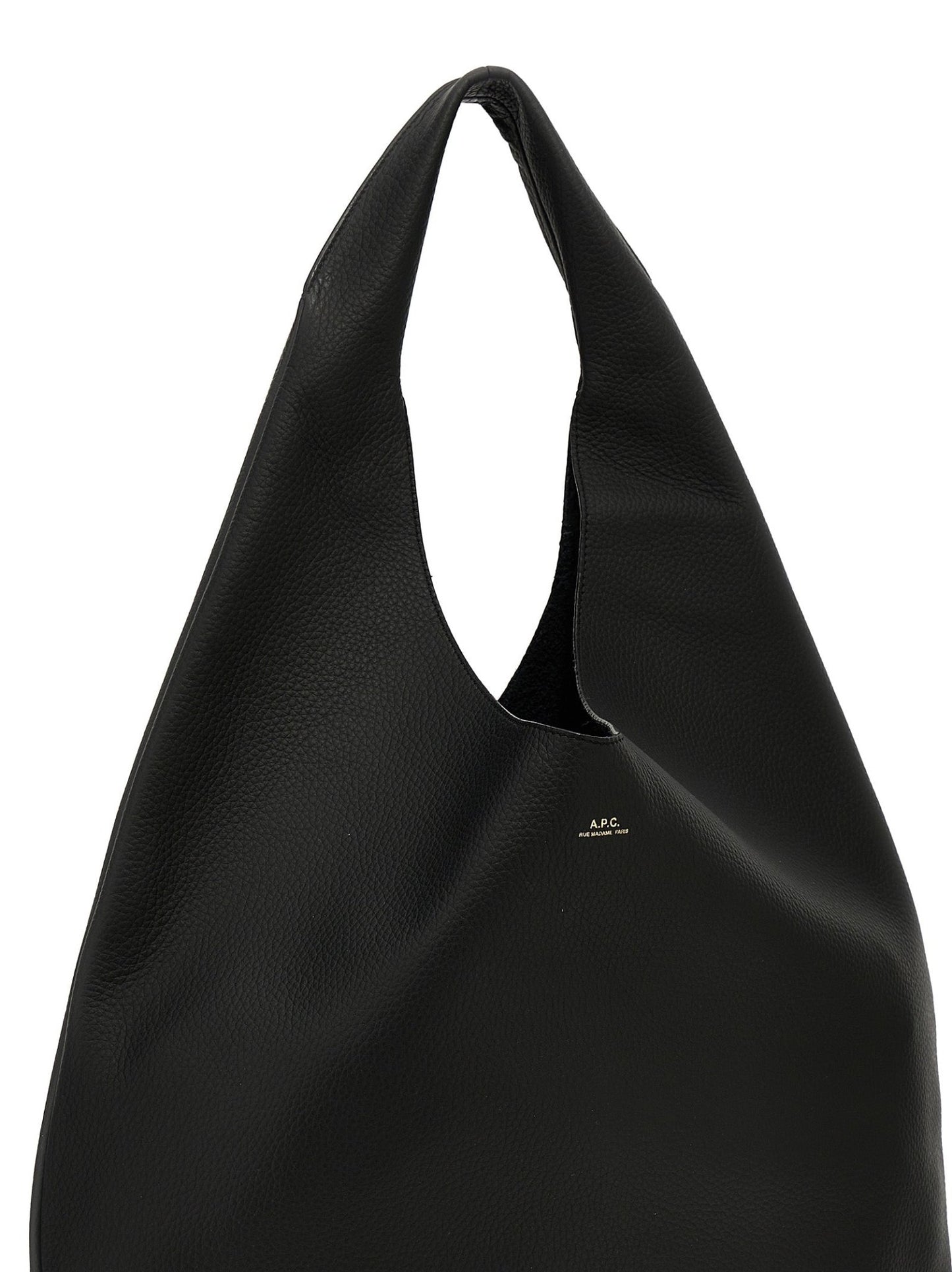 A.P.C. Black Calfskin Shoulder Bag - HBPS Beauty & Fashion