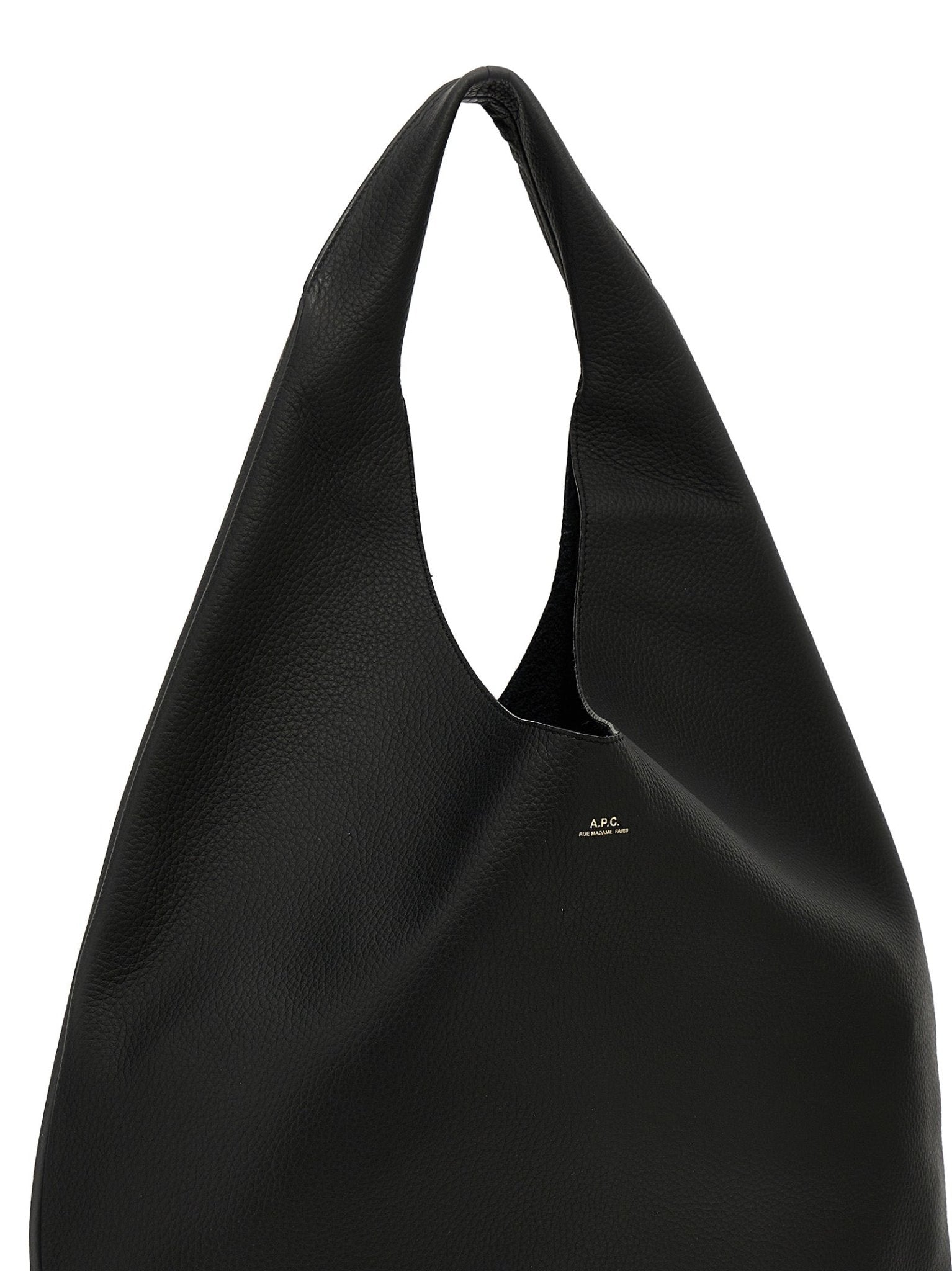 A.P.C. Black Calfskin Shoulder Bag - HBPS Beauty & Fashion