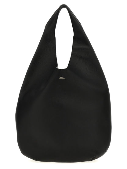 A.P.C. Black Calfskin Shoulder Bag - HBPS Beauty & Fashion