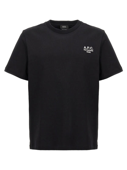 A.P.C. Black Cotton T-Shirt - HBPS Beauty & Fashion