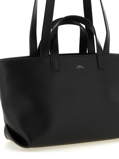 A.P.C. Black Cowhide Tote Bag - HBPS Beauty & Fashion