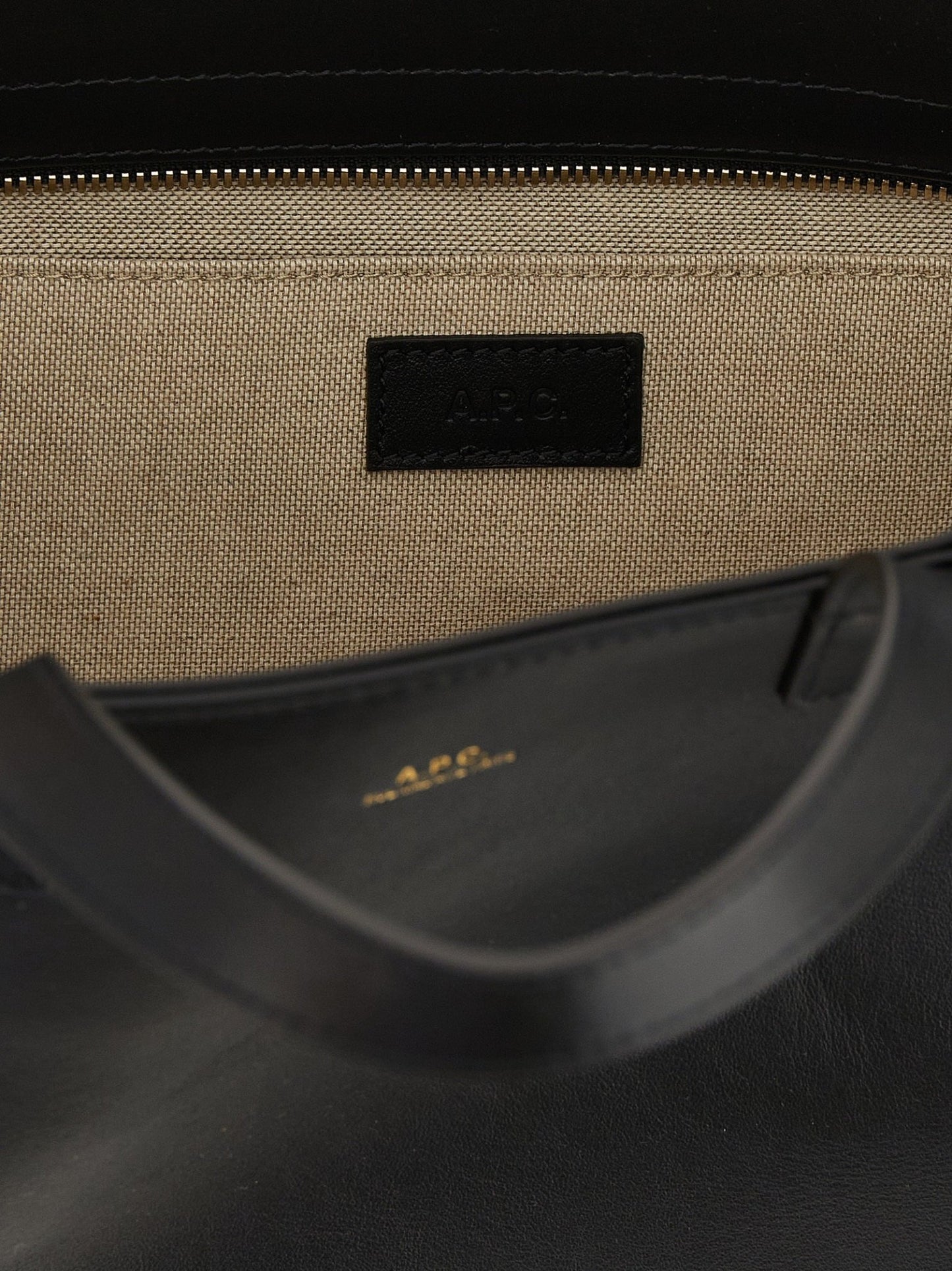 A.P.C. Black Cowhide Tote Bag - HBPS Beauty & Fashion