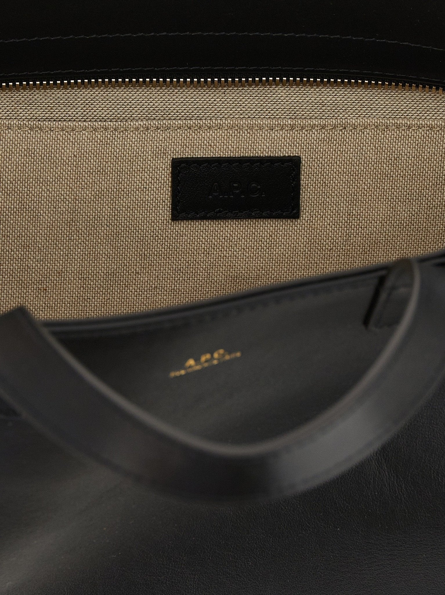 A.P.C. Black Cowhide Tote Bag - HBPS Beauty & Fashion