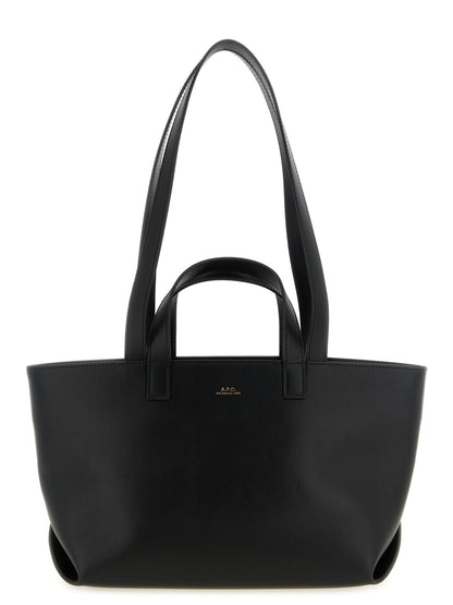 A.P.C. Black Cowhide Tote Bag - HBPS Beauty & Fashion