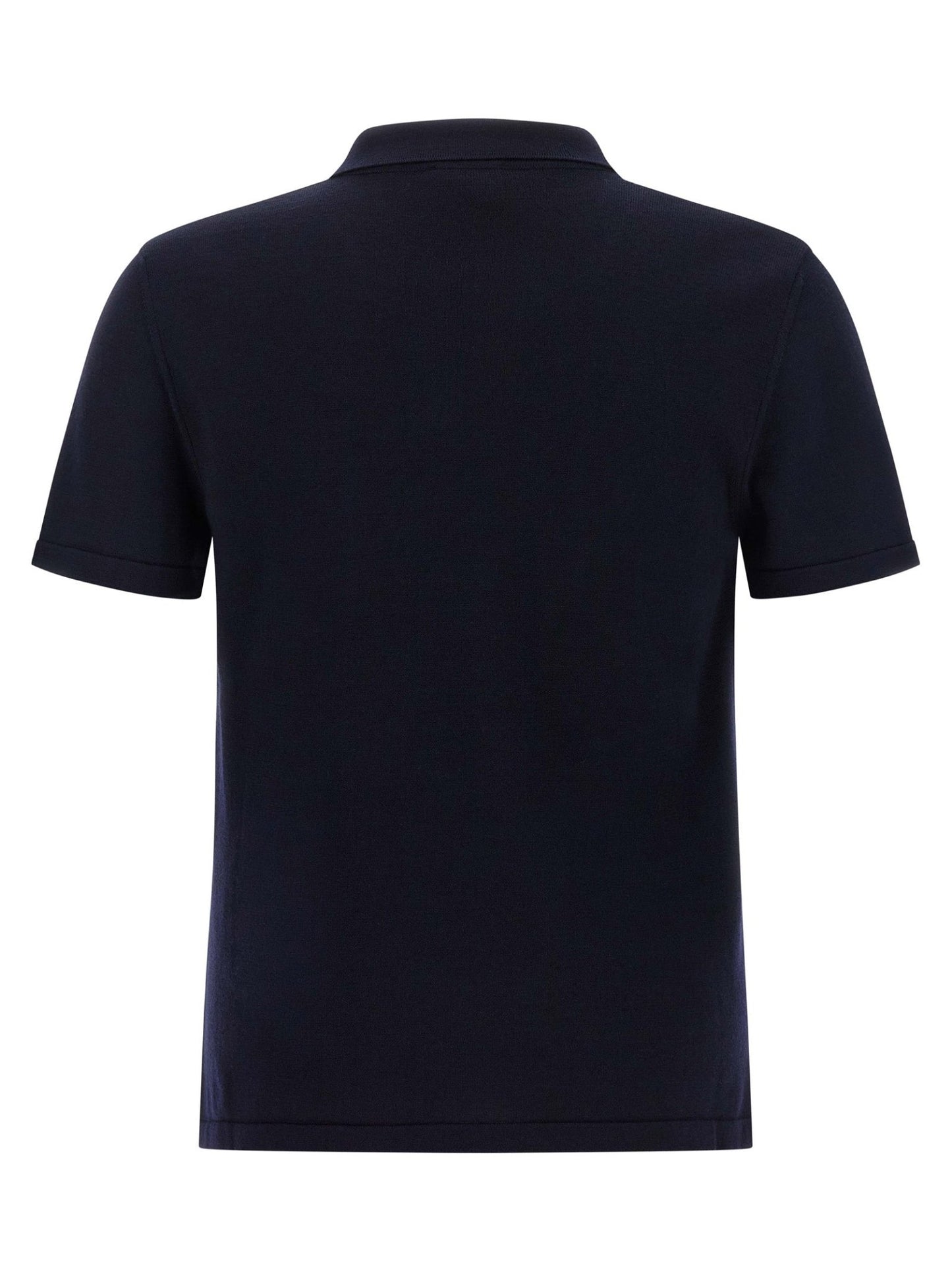 A.P.C. Blue Virgin Wool Polo Shirt - HBPS Beauty & Fashion