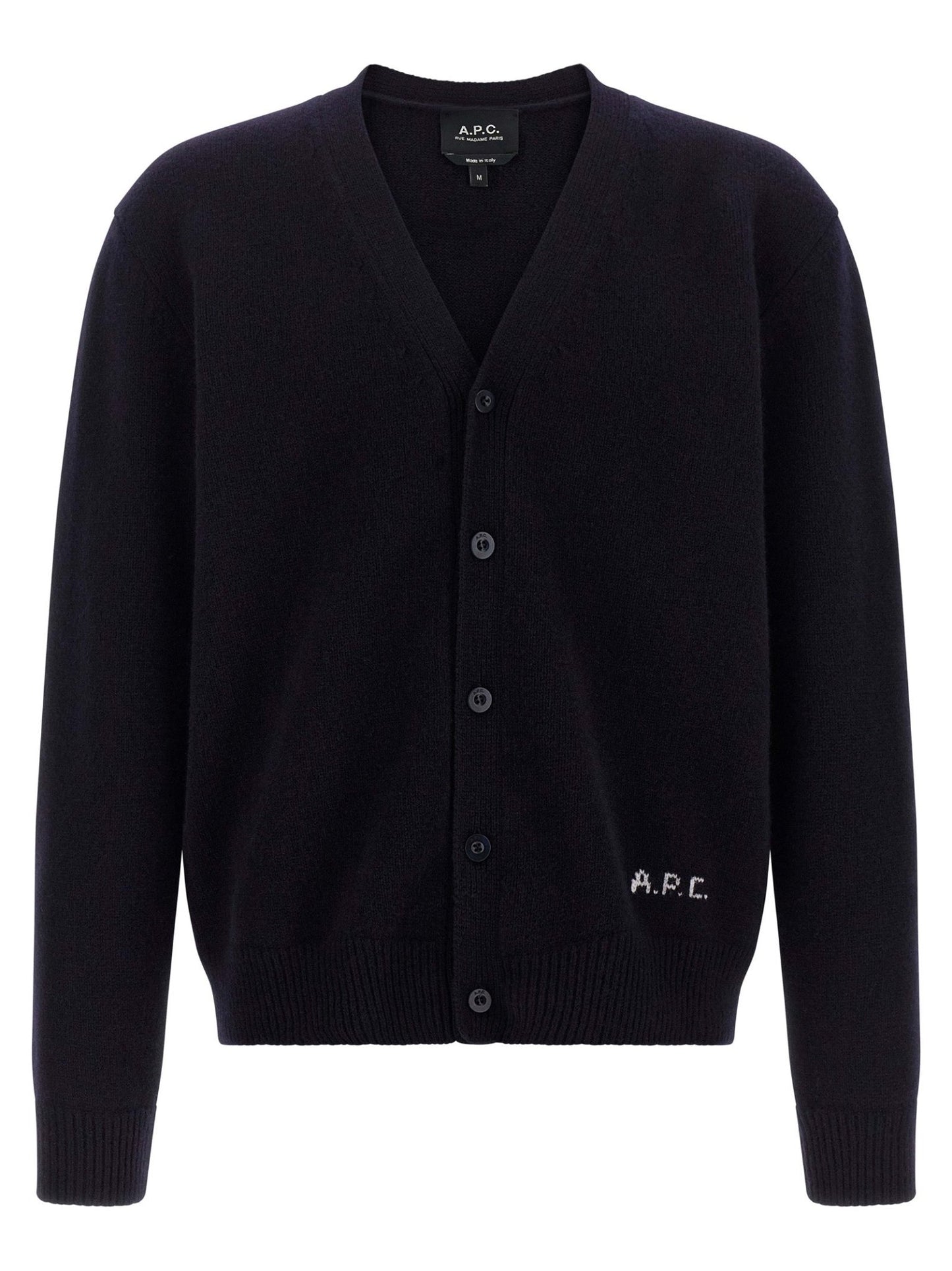 A.P.C. Blue Wool Cardigan - HBPS Beauty & Fashion