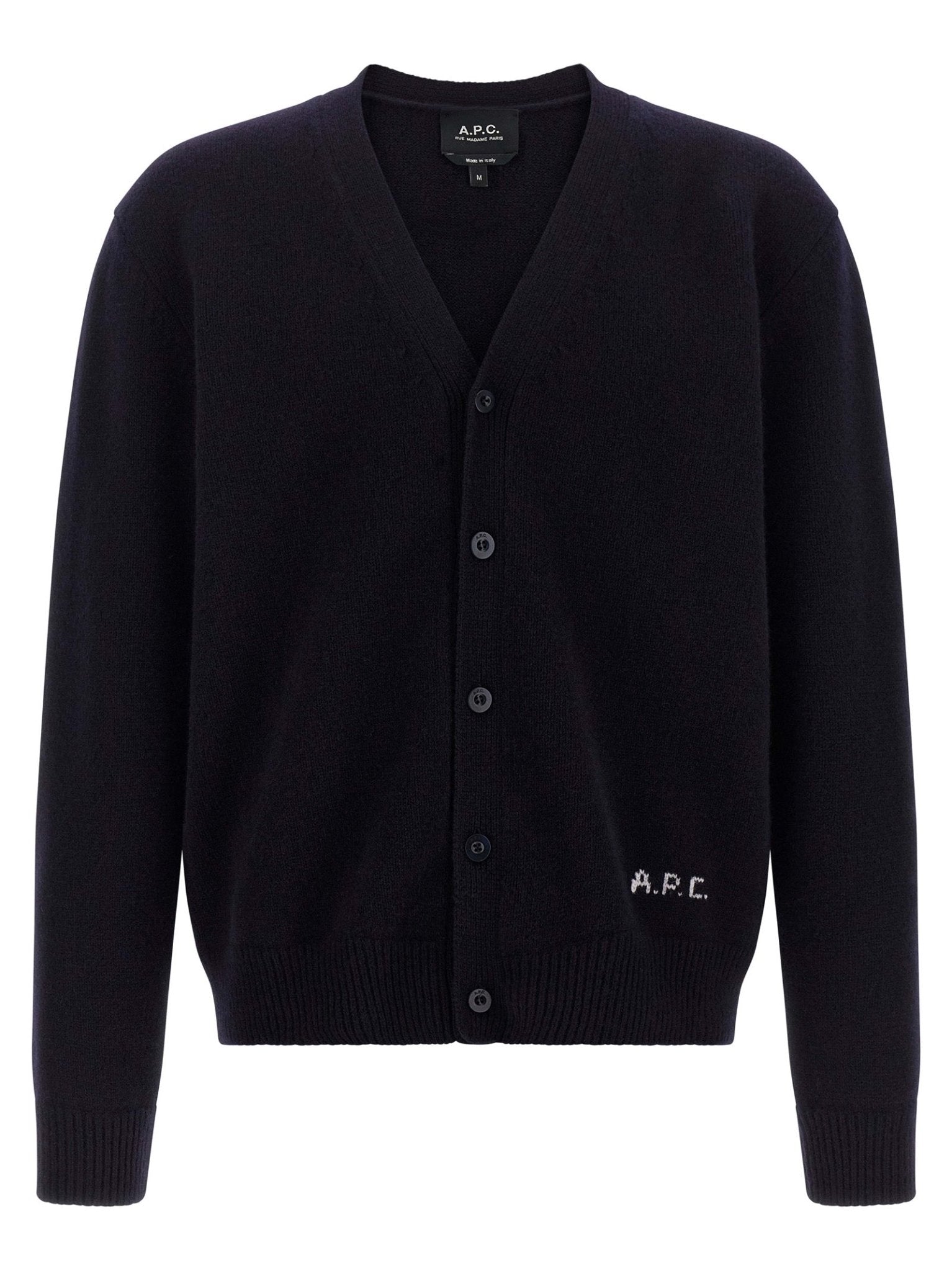 A.P.C. Blue Wool Cardigan - HBPS Beauty & Fashion