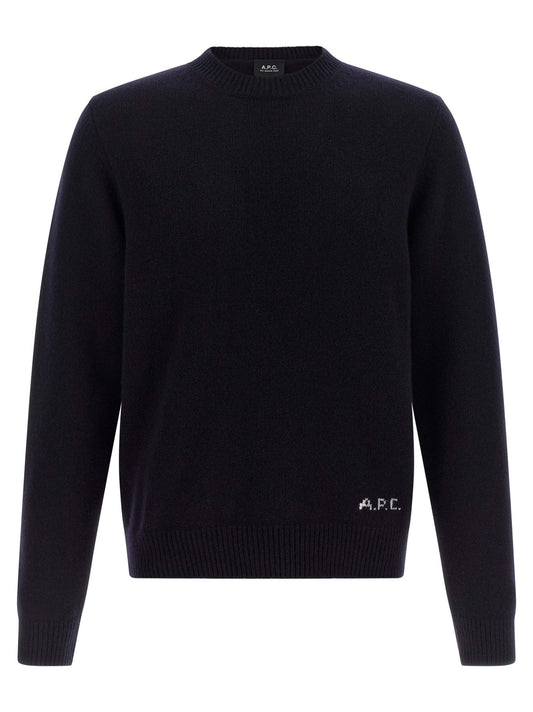 A.P.C. Blue Wool Cardigan - HBPS Beauty & Fashion